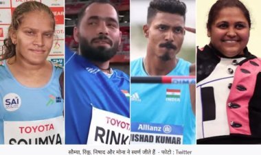 एशियन पैरा गेम्स: मोना-निषाद और सौम्या-रिंकू ने जीता स्वर्ण, एथलेटिक्स में 3 गोल्ड