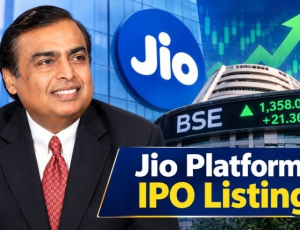 Jio Platforms Listing: 21% प्रीमियम पर शेयरों की एंट्री, ₹30,188 करोड़ के IPO ने बनाया रिकॉर्ड
