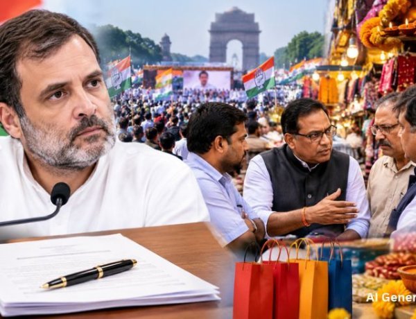 '20 बाजार, 20 व्यापारी, 20 मिनट': CTI ने राहुल गांधी से रैली पर बातचीत का रखा फॉर्मूला, 10,000 करोड़ के नुकसान की आशंका